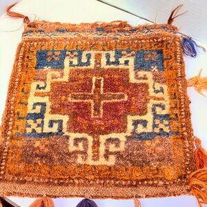 Vintage Wool Saddle Bag